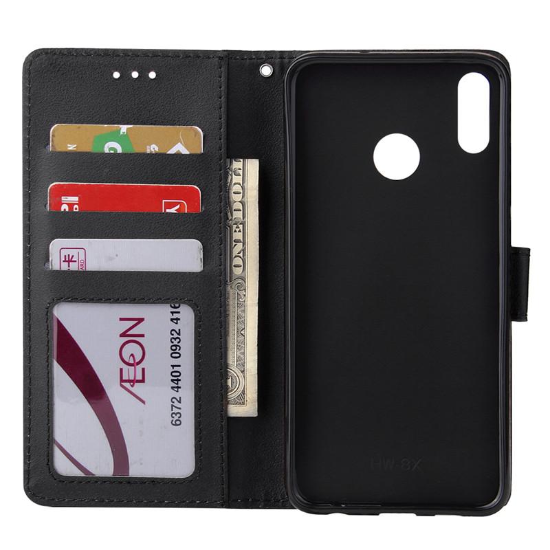 Чехол Huawei Honor 8X Honor8X Coque Leather Flip Stand Phone Case on for Fundas Huawei Honor 8X 8 X JSN-L22 Case Cover Etui