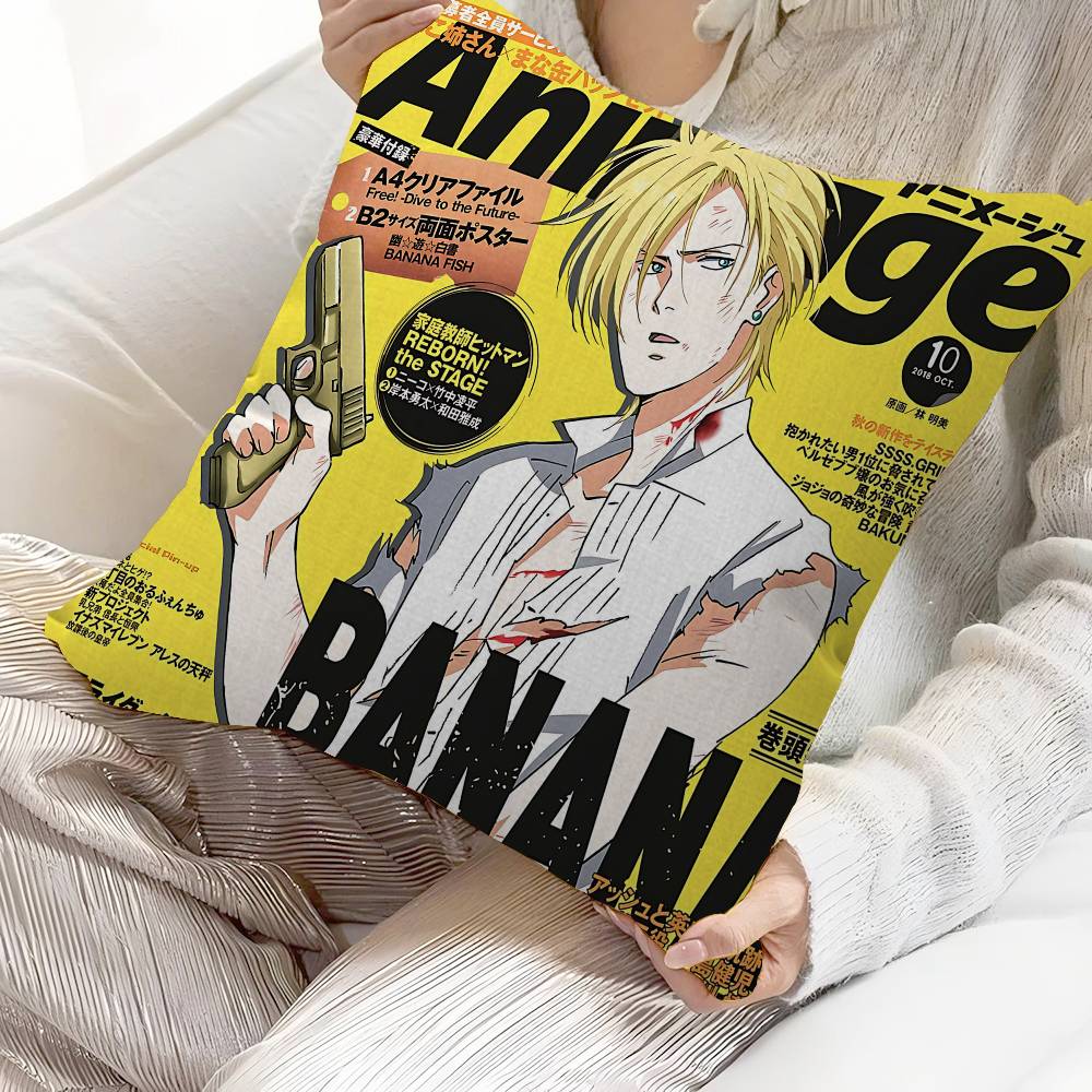 Чехол для подушки аниме Banana Fish Декоративная подушка Диван Домашний декор Чехол Чехлы для подушек