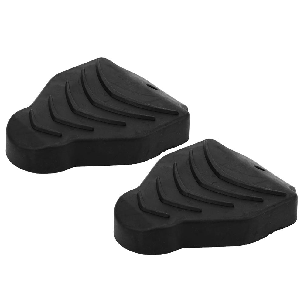 1 Pair Black Bike Pedals Cleats Protector Protective Cover Compatible for Look Delta