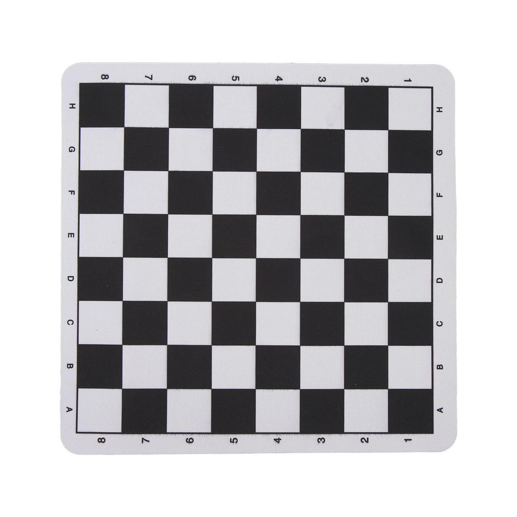 Шахматная доска из ПУ кожи 24x23.6см, устойчивая к разрывам, моющаяся, портативная, международные шахматы, коврик для мыши