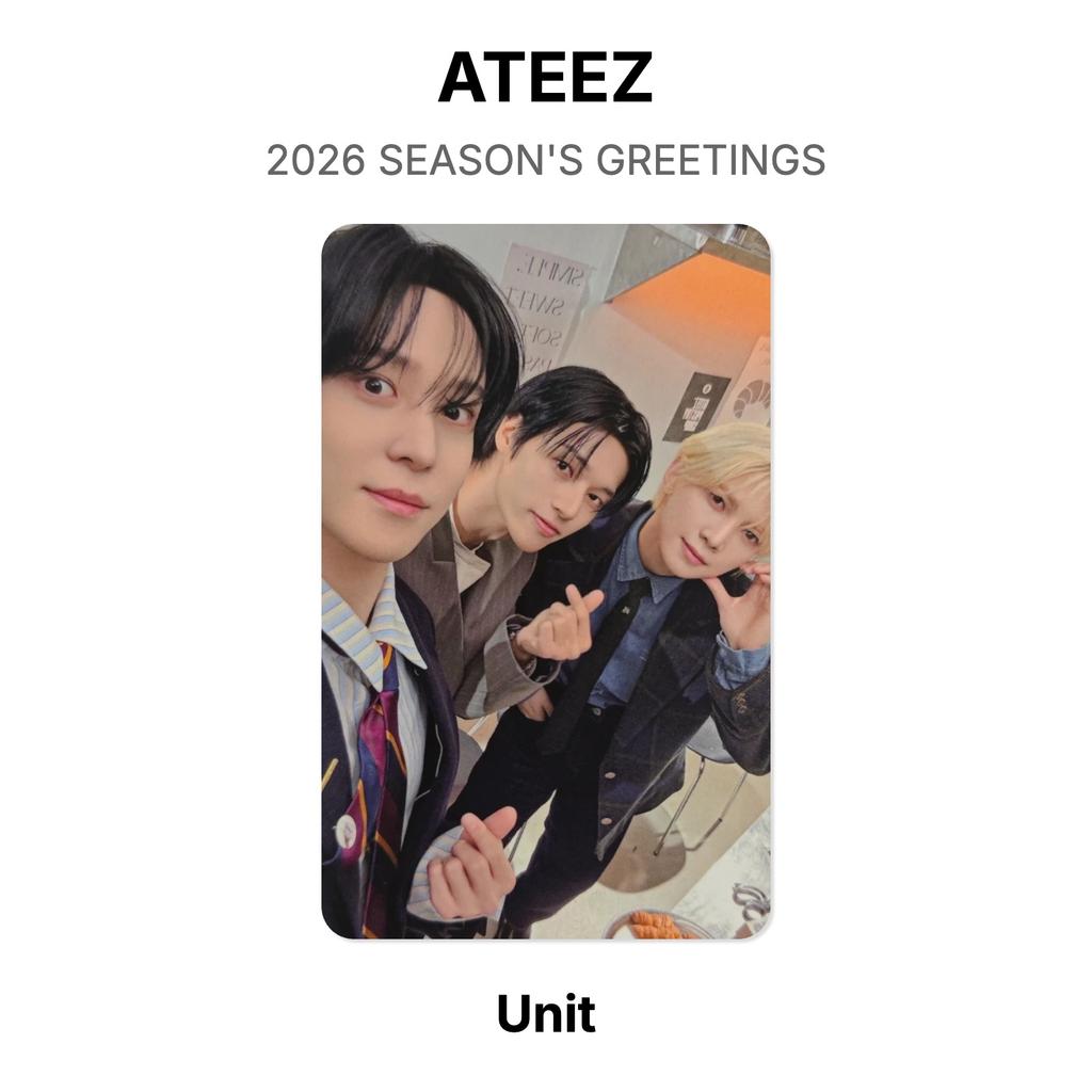 ATEEZ ПОЗДРАВЛЕНИЕ С СЕЗОНОМ 2026 Официальная фотокарточка