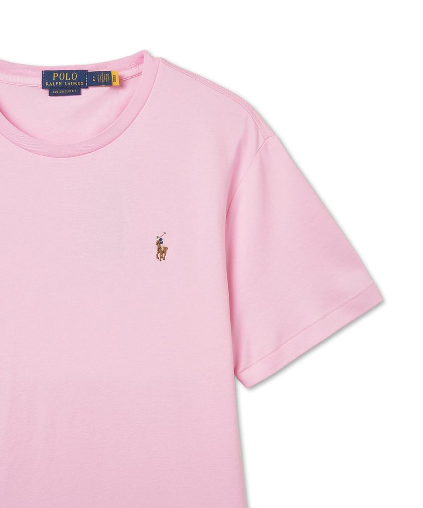 POLO RALPH LAUREN Custom Slim Soft Cotton Tee - Pink