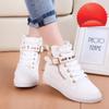 Studded Women's Boots Canvas Sneakers for Women Designer Comfortable Running Shoes Fashion British Style Sneakers Women's Boots