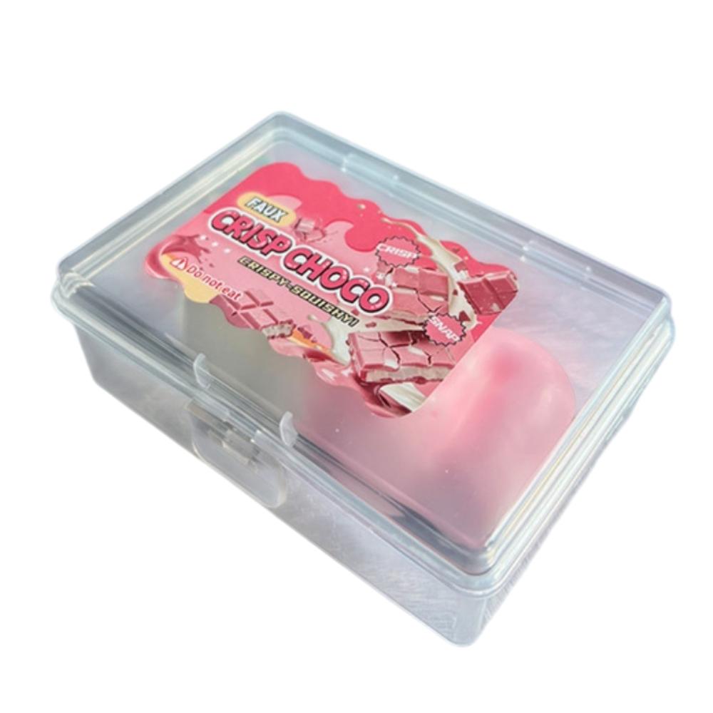 Cream Strips Crispy Squishy Non-bounce Crunchy Squeeze Wax Skin Squeeze Toy Children Gifts