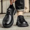 Модная платформа Мужские классические ретро патина ботинки челси Мужские британские высокие модные кожаные ботильоны Мужские повседневные короткие ботинки Обувь