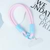 Color Matching Mobile Phone Lanyard Key Chain Creative Short Hand-woven Lanyard Mobile Phone Case Key Ring Bag Sling