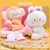 Cute Rabbit Monkey Plush Keychain Stretchable Design Children Gift Collectors