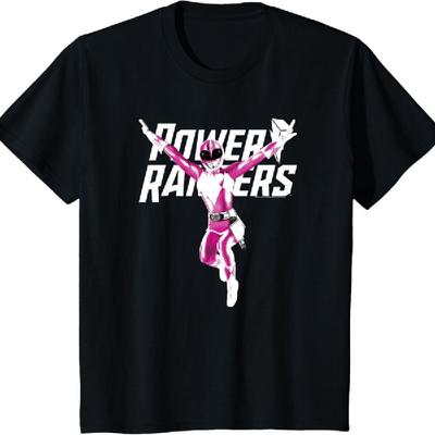 Детская футболка Power Rangers Big Pink Ranger Power Pose