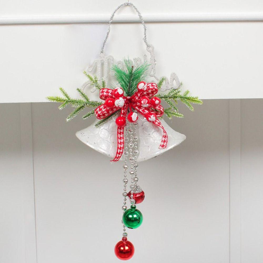 With Pine Cones Christmas Bell Glitter Christmas Hanging Ornament Xmas Tree Pendant  Shopping Mall