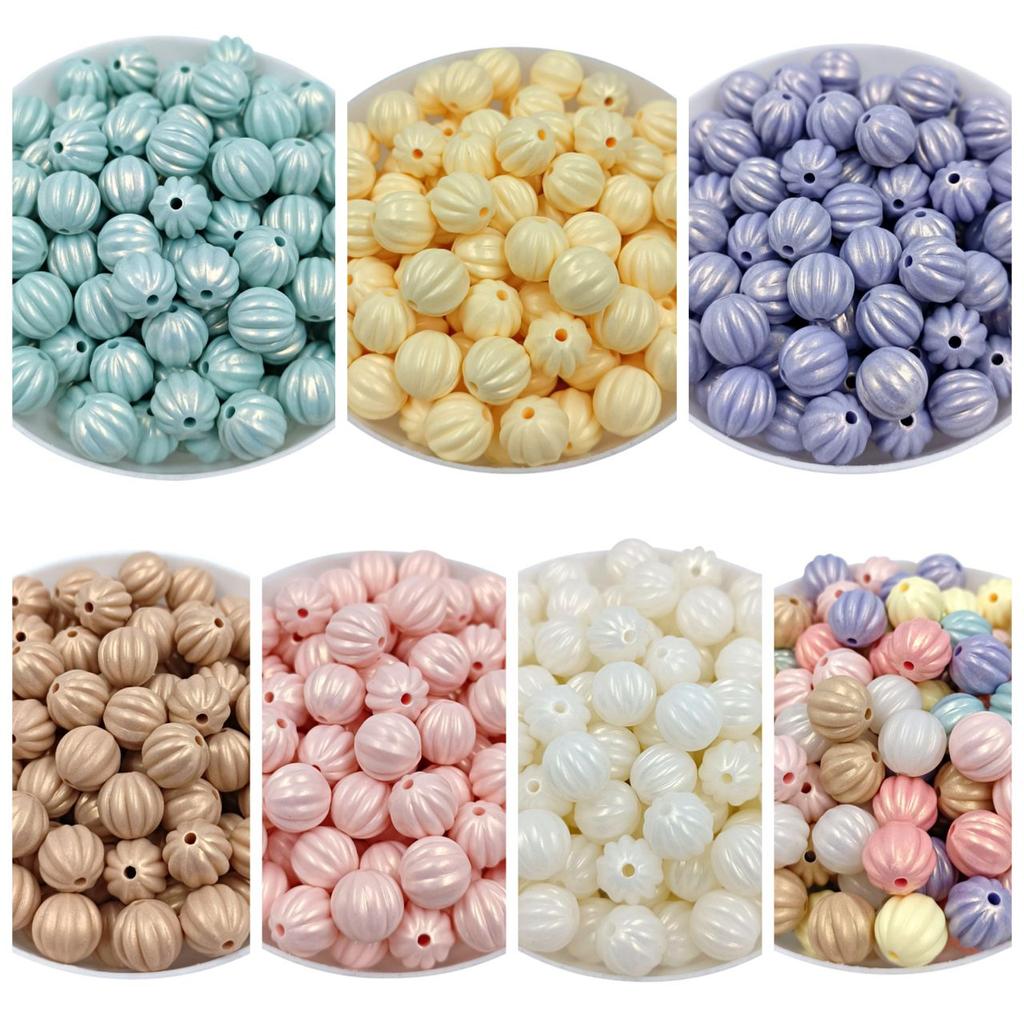 Изысканный браслет ручной работы для изготовления макарон, свободные бусины, 10 шт., 11 мм, перламутровые акриловые бусины в форме арбуза, однотонные бусины «сделай сам», бусины, ручные аксессуары