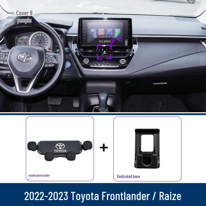Держатель для телефона в вентиляционное отверстие Toyota Frontlander/RAV4 с аксессуарами