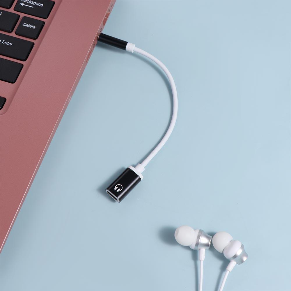 Конвертер для наушников Type-C в разъем 3,5 мм, преобразователь 3, 5 мм в адаптер типа C, аналоговые наушники