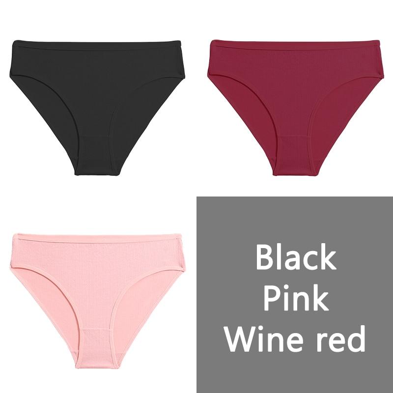 FINETOO Хлопковые трусики S-XL, женские трусы с низкой посадкой, женское удобное нижнее белье, модные жаккардовые трусики, нижнее белье, 3 шт.
