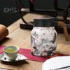Винтажный цветочный изолированный чайник 1000 мл Мини-кофейник Офисный термос для чая Встроенный заварочный чайник для воды Кувшин для напитков Термос для кофе