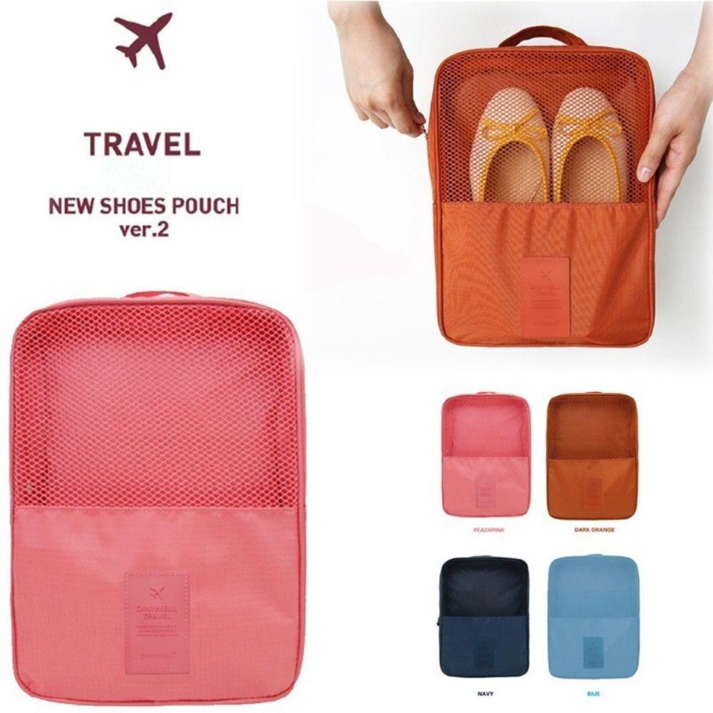 Waterproof Shoes Storage Bag Double-Layer Underwear Clothes Bag Multifunction Shoes Organizer Home