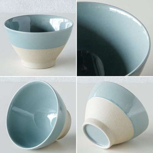 TAMAKI Soso Rice Bowl, Round, Small, Turkish Blue, Diameter 11cm X Height 7cm, T-964804