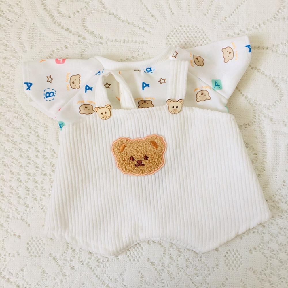 Одежда для шарнирного мишки ручной работы, Наряд для куклы своими руками, Модный мини-костюм с подтяжками, 30 см шарнирный мишка