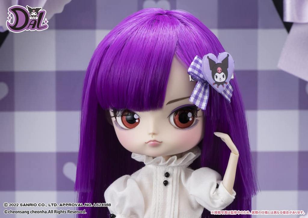 Groove DAL Kuromi x Dal Collaboration Doll x DAL Collaboration Высота 268 мм Подвижная фигурка из окрашенного АБС-пластика (Кукла Куроми) Д-171 примерно. Немасштабируемый