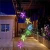 Garden Solar Colored Lights Environmentally Friendly LED Crystal Wind Chime Decoration Holiday Waterproof & Color Changing Decor