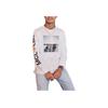 Коллаборация Levis X McLaren Racing FW24 Футболка с длинным рукавом и круглым вырезом с гоночным узором и принтом букв McLaren Мужские топы Белый A89940000