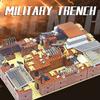 MOC Военные Блоки Траншея Военная База Набор Игрушек Совместимые Военные Оружие Блоки Детали DIY Игрушки для Мальчиков Подарок