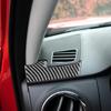 For Toyota Tundra 2014- Real Carbon Fiber Stickers Dashboard Air Vent Panel Cover Car Accessories Interior Decorative