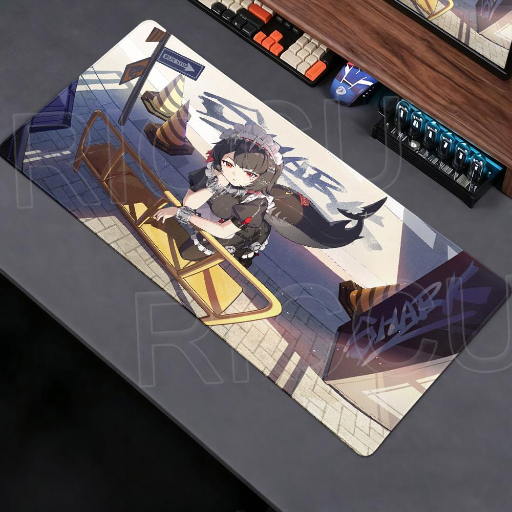 Новый милый большой коврик для мыши MousePad коврик для стола Zenless Zone Zero коврик для клавиатуры Аниме девушка ПК Противоскользящий резиновый игровые аксессуары