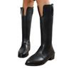 Women's Boots 2024 Autumn Winter High Heel Boots Womens Shoes Long Knight Ride Knee High Boots Female Boots Zip Fashion Boots