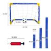 Mini Folding Kids Indoor/Outdoor Durable Football Training Sport Play Games Kit Portable Soccer Ball Net Goal Set Children Gift