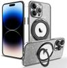 Применимо к чехлу для мобильного телефона Apple 11promax с вращающимся держателем iPhone11/11 блестящий гальванизированный магнитный защитный чехол