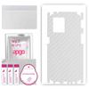 apgo Protective Skin Sticker for the Back+sides Compatible with Oppo Reno8 4G, Full Wrap Film, Foil, Vinyl - Pattern Transparent Carbon