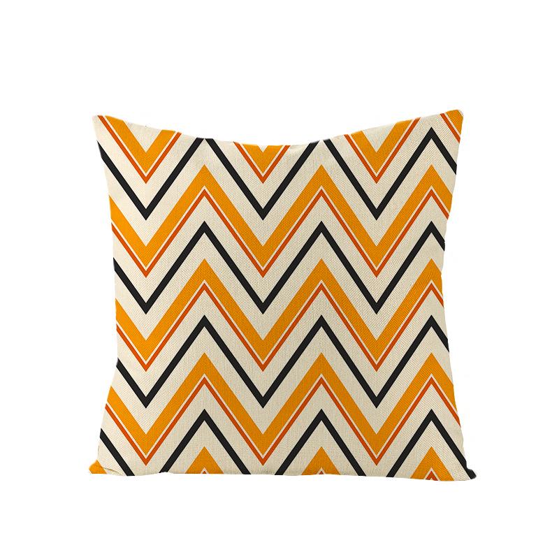 Новый Домашний Декор Хэллоуин Полиэстеровая Наволочка Домашняя Тыква Привидение Огонь Подушка Поясничная Наволочка