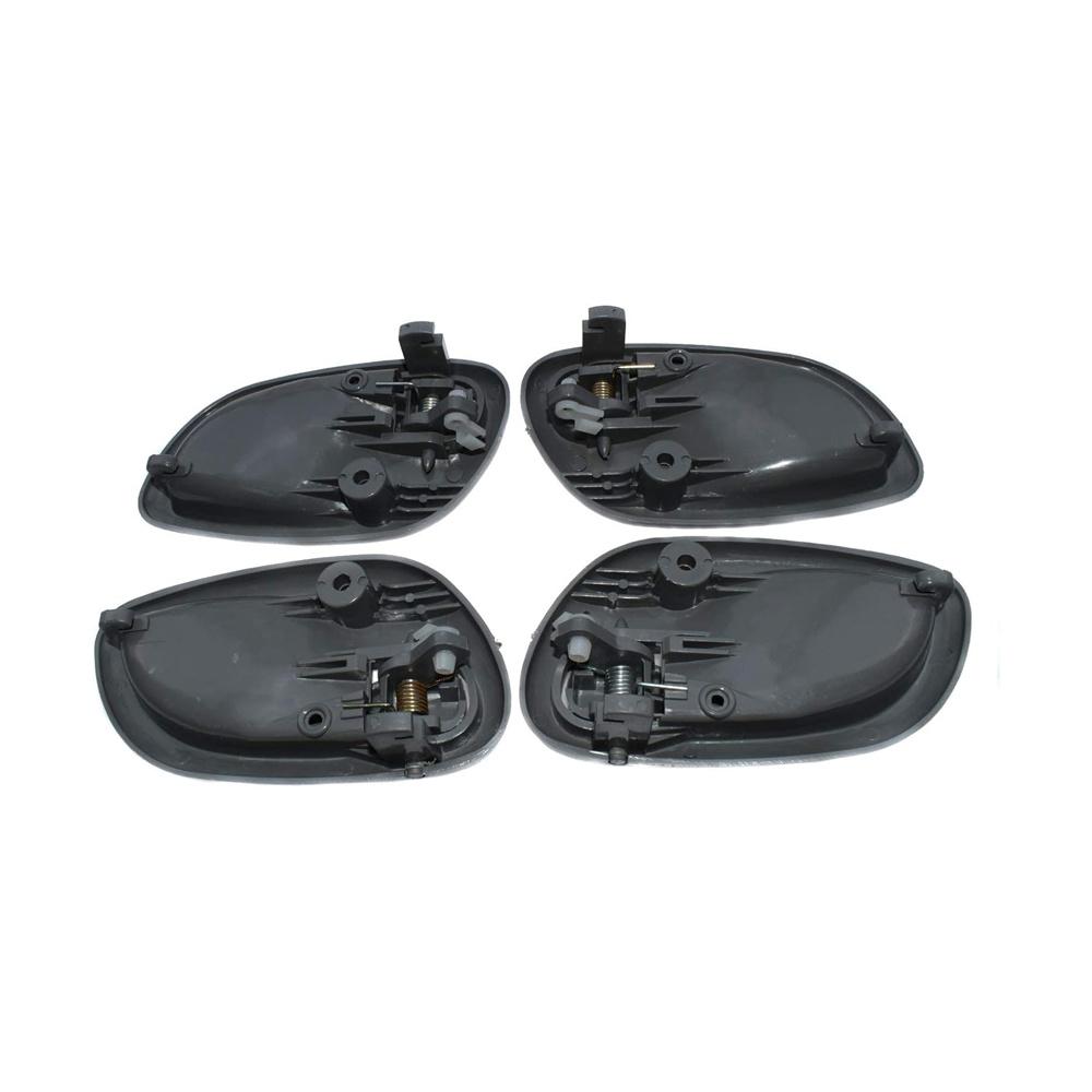 Комплект внутренних внутренних дверных ручек, комплект из 4 шт., темно-серый, для Chevy Tracker 99-04