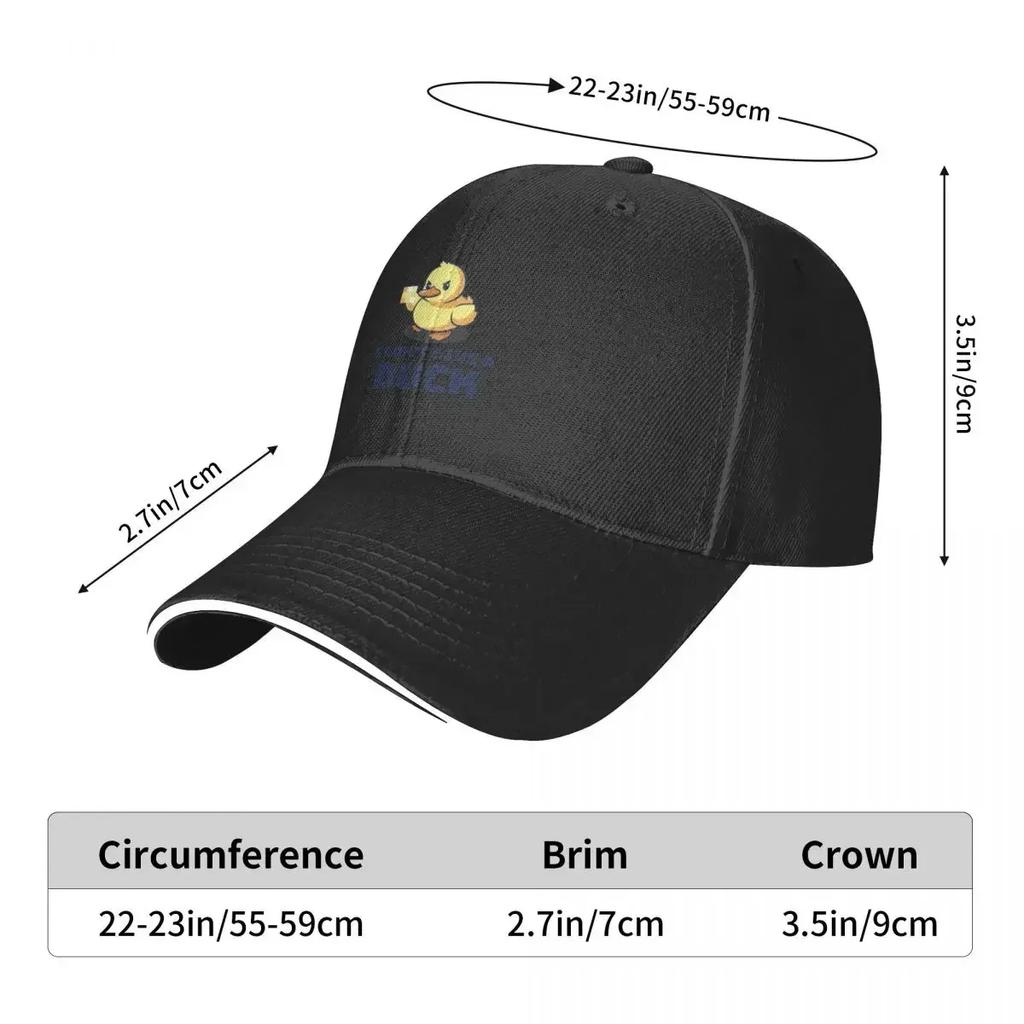 I Don't Give a Duck Baseball Cap western Hat Christmas Hat Golf Women Men's