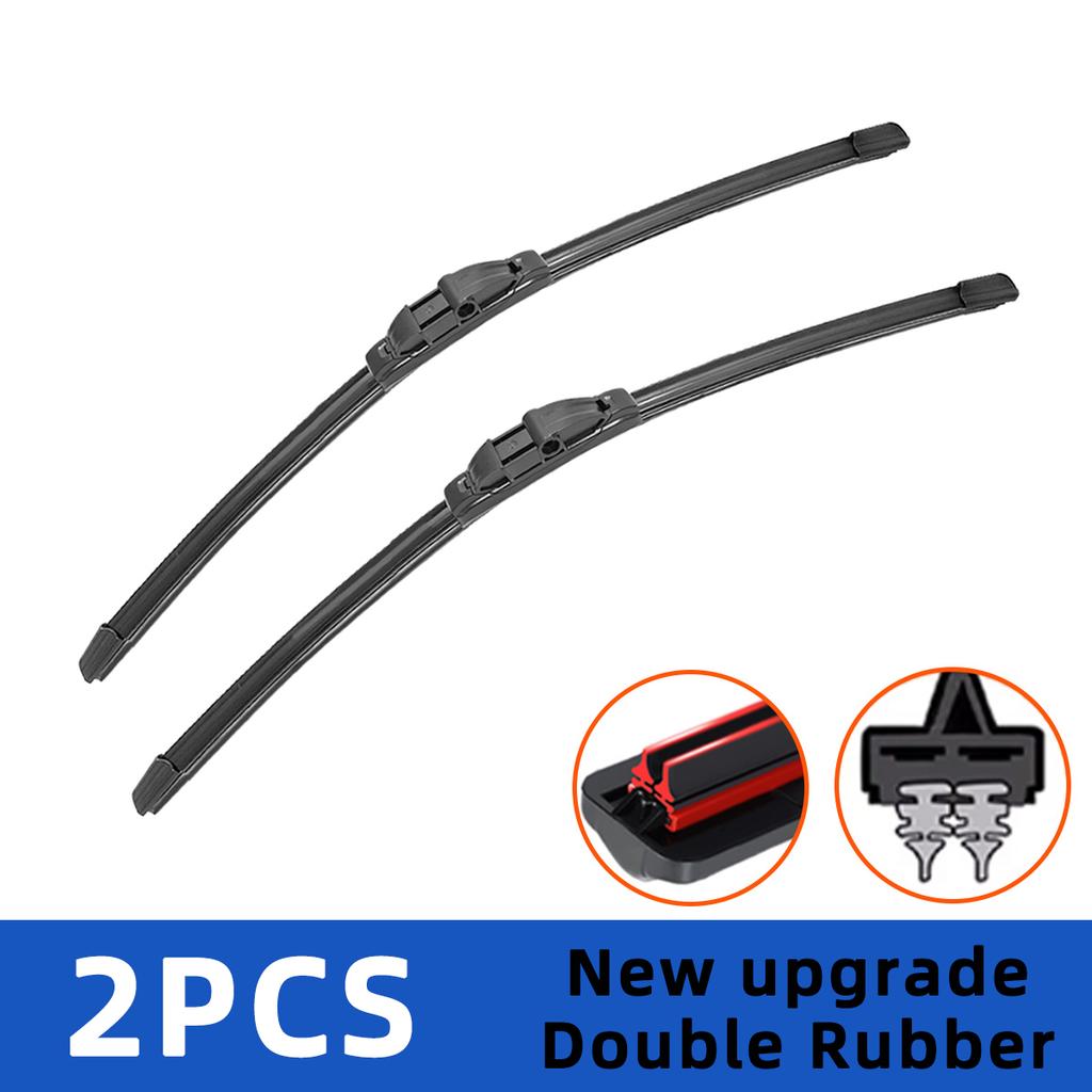 Wiper Blades for Volvo XC90 XC70 S80 2004-2016 Front Double Rubber Strip Wiper Blade Windshield Brushes Windscreen Window Accessories
