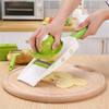 Wooden Potato Grid Slicer Vegetable Grater Corrugated Net Chopper Cutter Wave Knife Chipper Salad Kitchen Shredder Peeler Masher