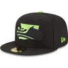 Приталенная кепка New Era 59Fifty - ЛОГОТИП ШТАТА Команды НФЛ