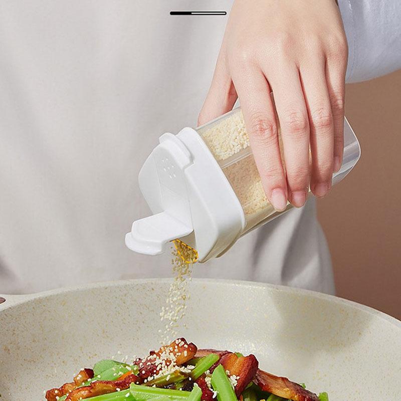 1 шт., контейнер для дозатора специй, пластиковая банка для приправ, для соли