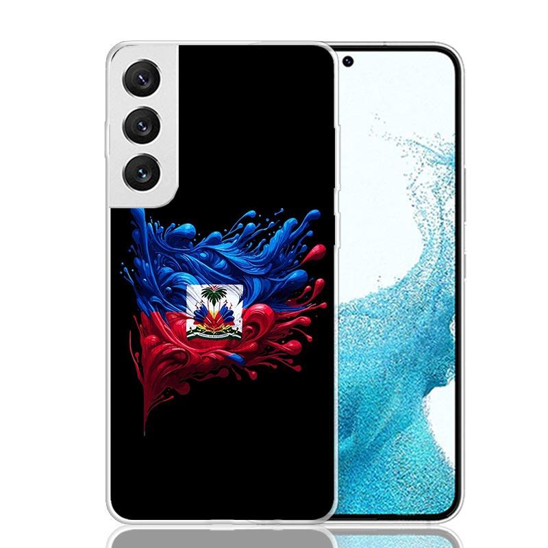 Haiti Haitian Flag Phone Case For Samsung Galaxy S26 S25 Edge S24 S23 FE S22 Ultra S21 Plus S20 + Fundas Cover Coque Galaxy S25