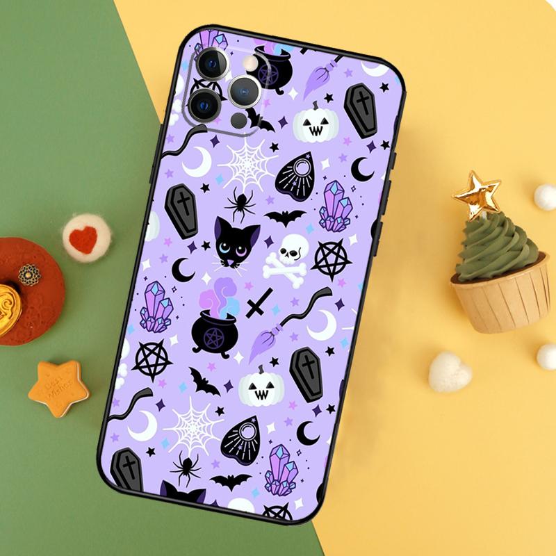 Пастельный Гот Ведьминский Чехол Для iPhone 11 12 13 14 16 15 Pro Max Mini XS Max X XR SE2 7 8 14 16 15 Plus Чехол для Телефона