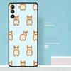 Cartoon Corgi Dog Case For Samsung Galaxy S25 Ultra S25 FE S20 S21 S22 S23 Plus S9 S10 S24 Ultra Phone Cover