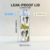 1PC Three People 750ml sports water bottle leakproof straw lid outdoor office home