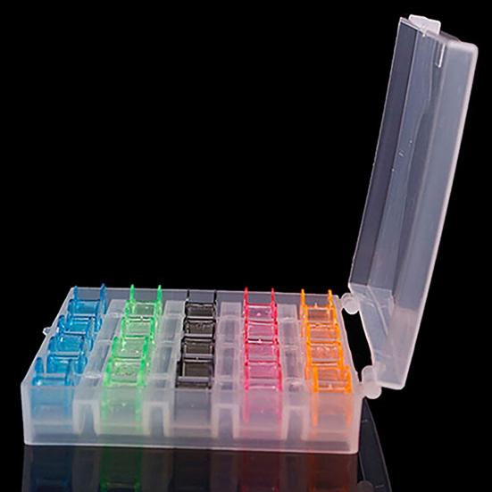 25 шт./кор. раскрашенные шпульки, легко наносятся на пластиковые пустые шпульки, швейная машина для подарка