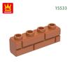 Нетоксичный 70 шт./лот 15533 Толстые 1x4 Стеновые Строительные Блоки Moc Diy Строительные Аксессуары Совместимый с Кирпичами Детские Игрушки Подарочная Коробка