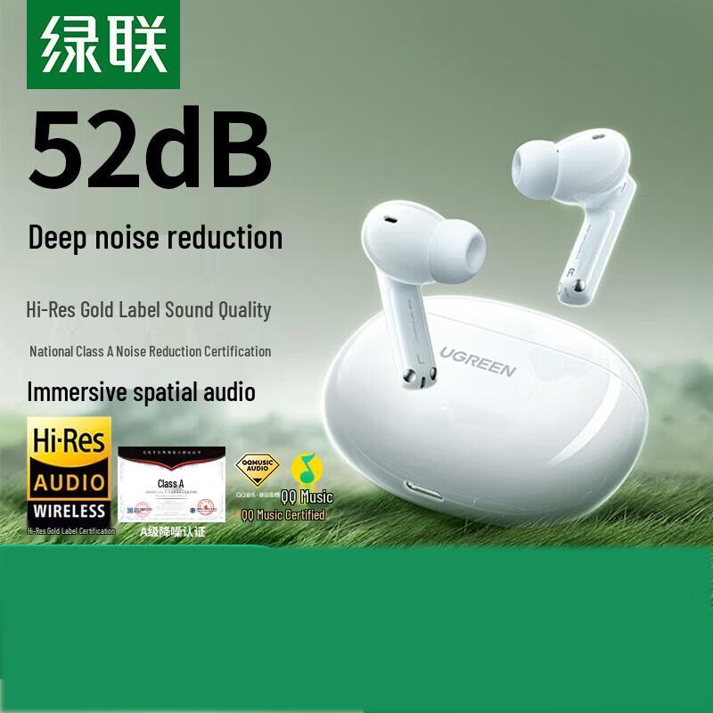 Ugreen HiTune T6s Wireless Earbuds with -52dB ANC