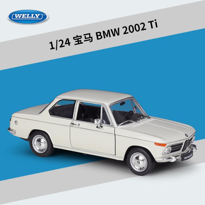 Welly 1:24 1972 Bmw 2002 Ti 2002ti Simulation Alloy Car Model Collect Gifts Toy