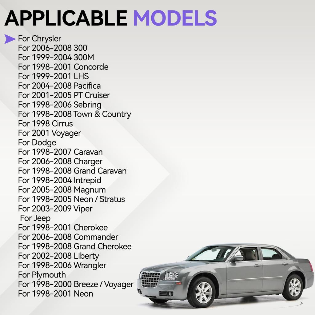 1set Ignition Lock Cylinder Switch Keys 5003843AB 5003843AA 5083915AB 703719 For Chrysler Dodge Caravan Jeep Cherokee Plymouth