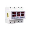 Three-phase Voltage Relay 3P+N Voltmeter Ammeter Overvoltage And Undervoltage Monitoring Relay Protector