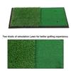 Golf Double Swing Pad Rubber Sole Golf Practice Mats Golf Hitting Mats Simulation Lawn