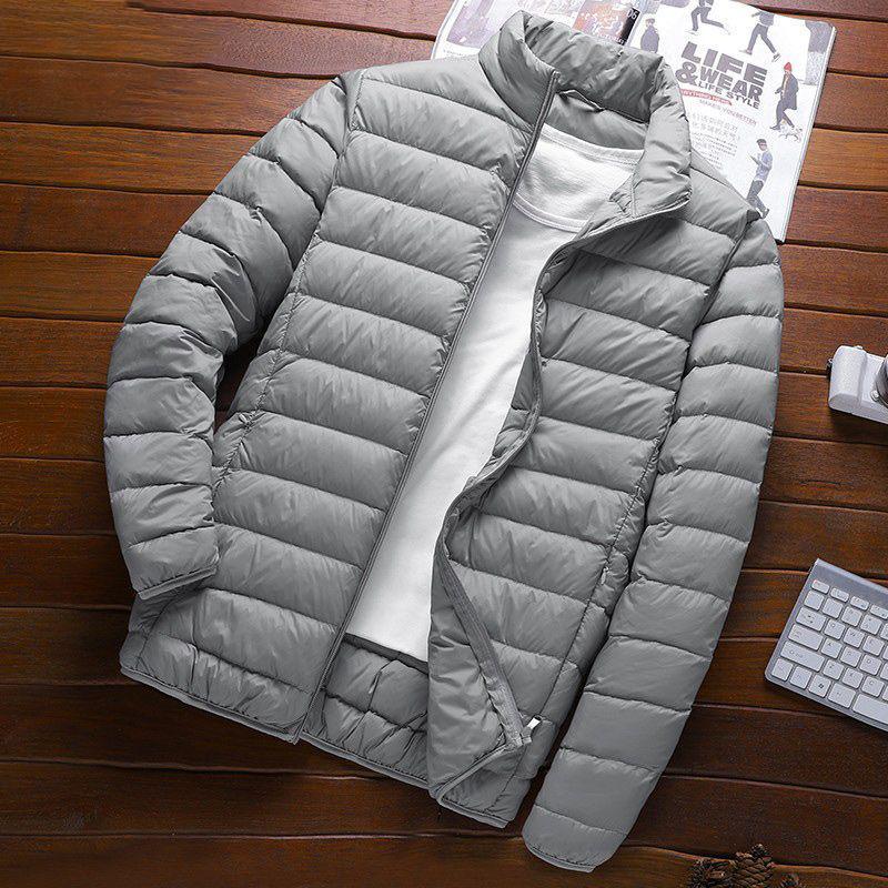 Men's Korean Style Slim Hooded Winter Down Jacket